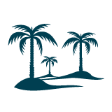 Palm trees icon