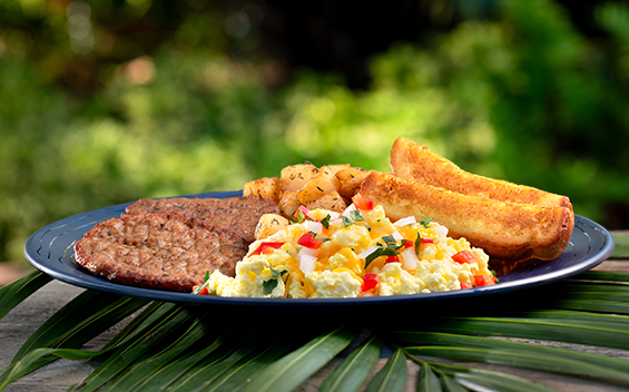 Breakfast options at Discovery Cove Orlando