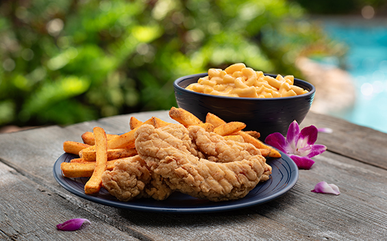 Kids Meal options at Discovery Cove Orlando