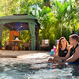 Reserve a cabana during a visit to Discovery Cove