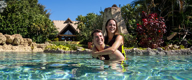 Snorkel in the Freshwater Oasis at Discovery Cove