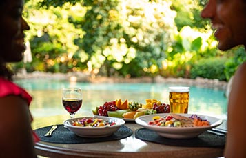 Unlimited Food and Beverages during your day at Discovery Cove Orlando