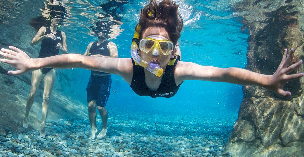 Snorkel around Wind-Away River at Discovery Cove Orlando