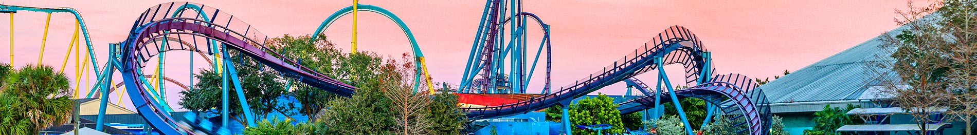 SeaWorld Orlando Mako at sunset