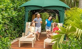 Reserve a cabana during your day at Discovery Cove Orlando