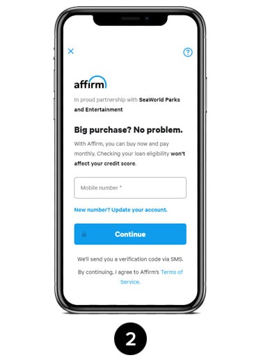 Buying with Affirm is simple Step 2