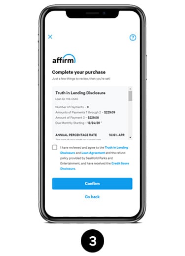 Buying with Affirm is simple Step 3