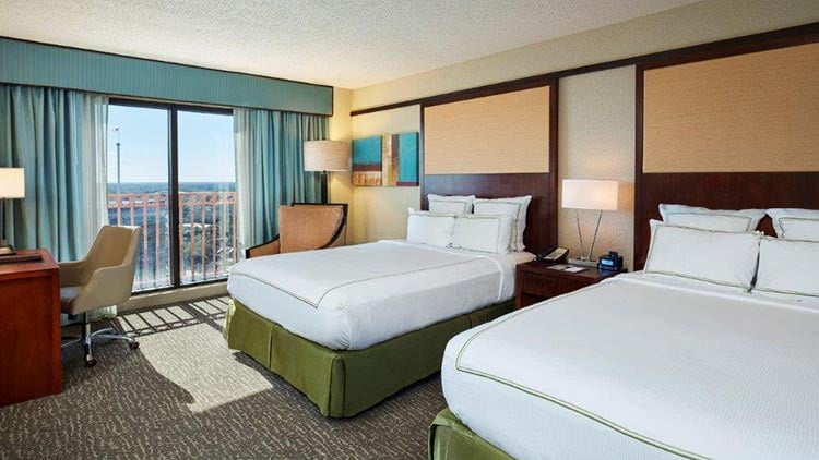 Doubletree Hilton Standard Tower Two Queen Bed Room