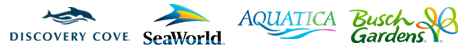 Discovery Cove, SeaWorld, Aquatica and Busch Gardens
